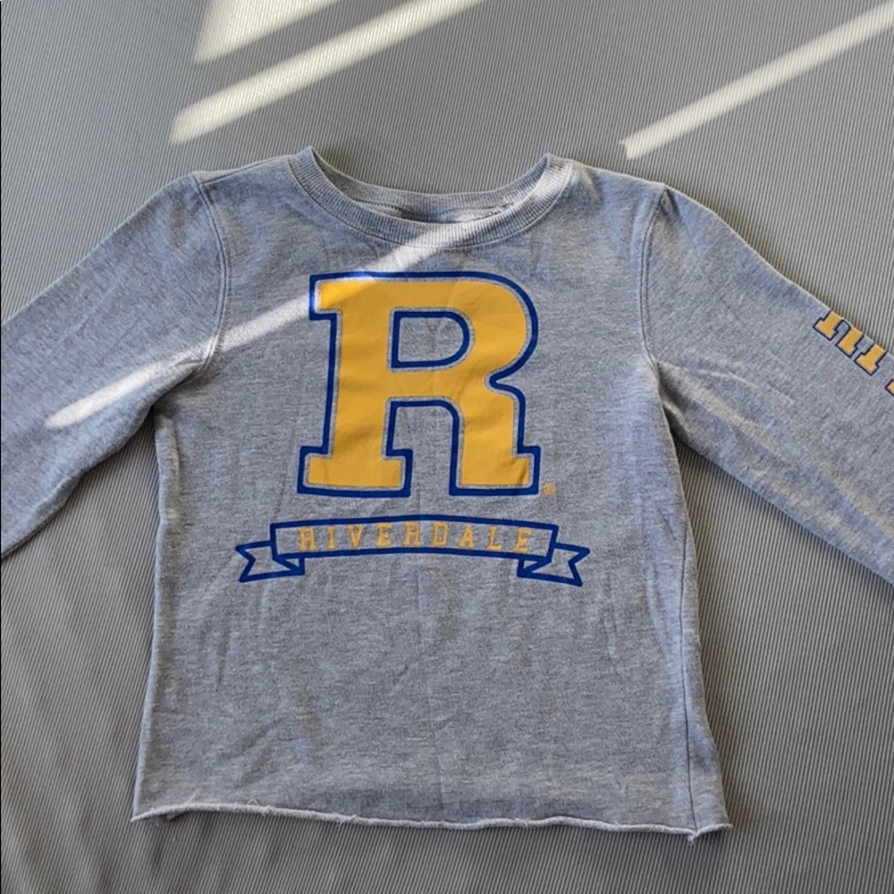Girls Grey Riverdale Sweatshirt